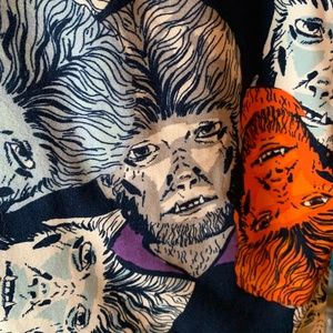 Tall and Curvy Halloween Wolf Leggings